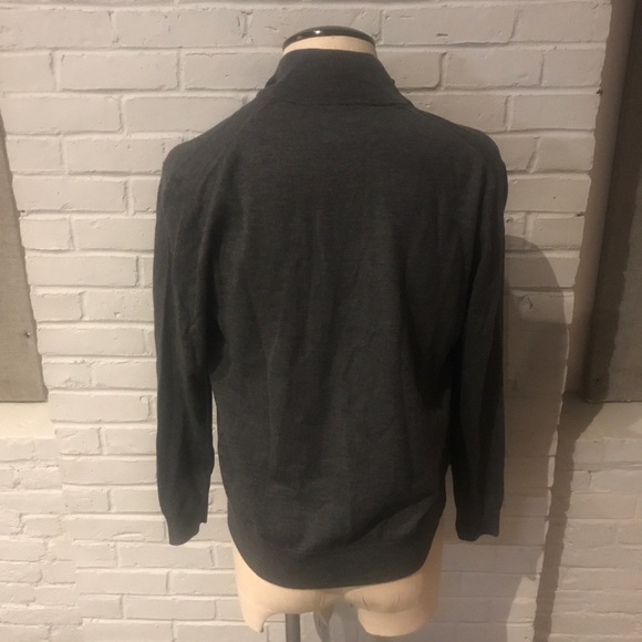 UNTUCKit Men’s Merino Quarter Zip Sweater - Picture 3 of 4